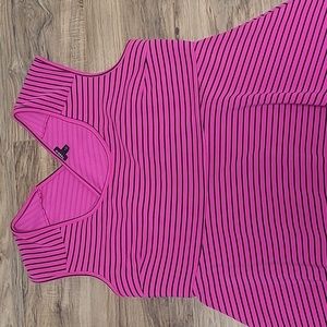 NWOT Torrid hot pink cut out dress